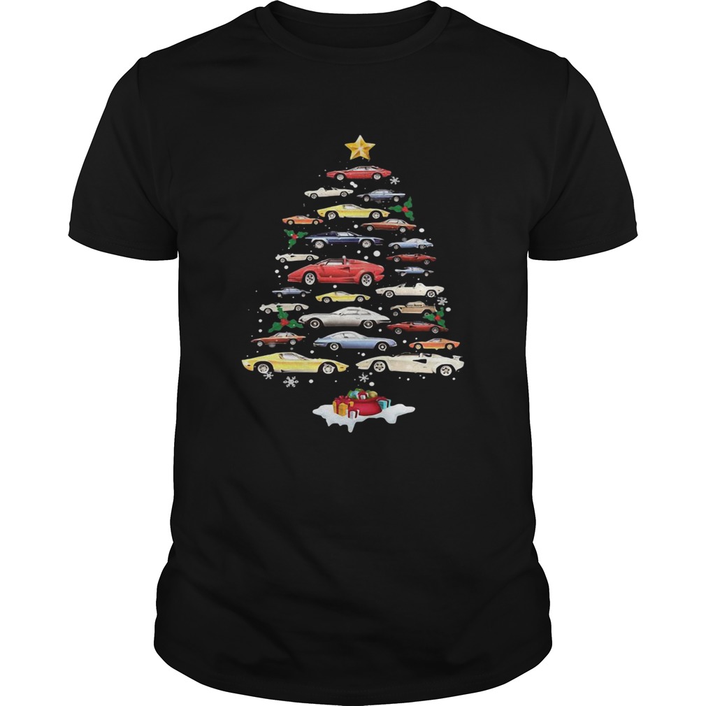 Lamborghini Cars Merry Christmas Tree shirt