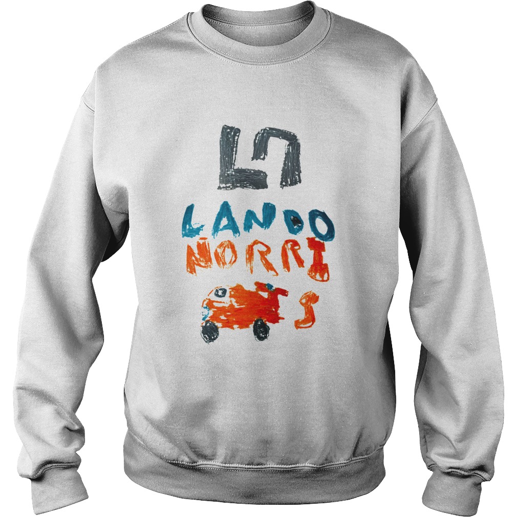 Lando Norris British Prix Helmets  Sweatshirt