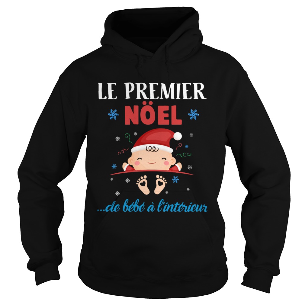 Le Premier Noel De Bebe A Lintrieur  Hoodie