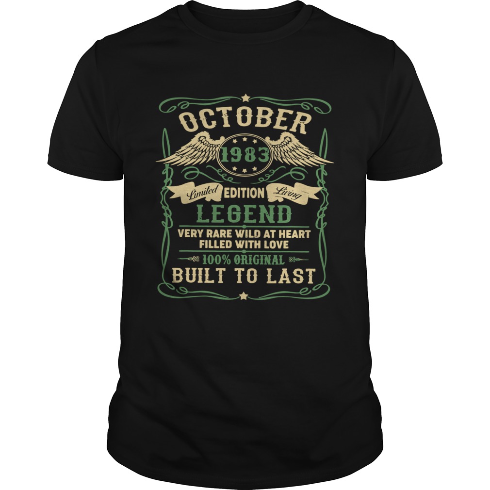 Legend Born In October 1983 shirt