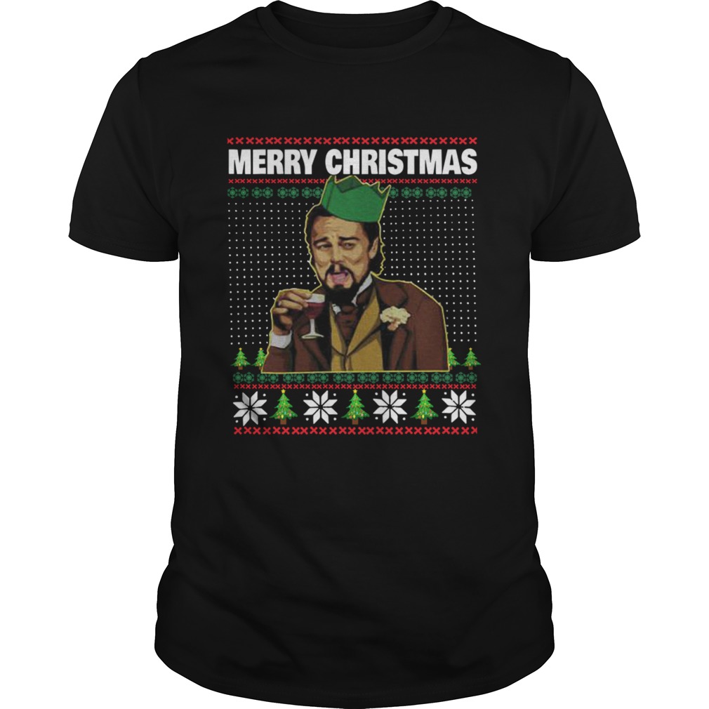 Leo Laughing Dank Meme Ugly Merry Christmas  Unisex