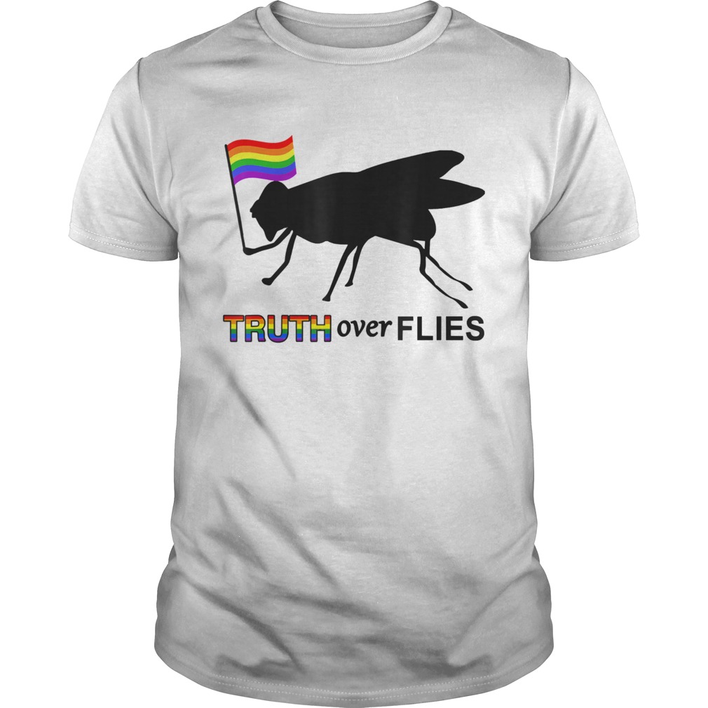 Lgbt Truth Over Flies Funny Donald Trump President 2020 Vote shirt