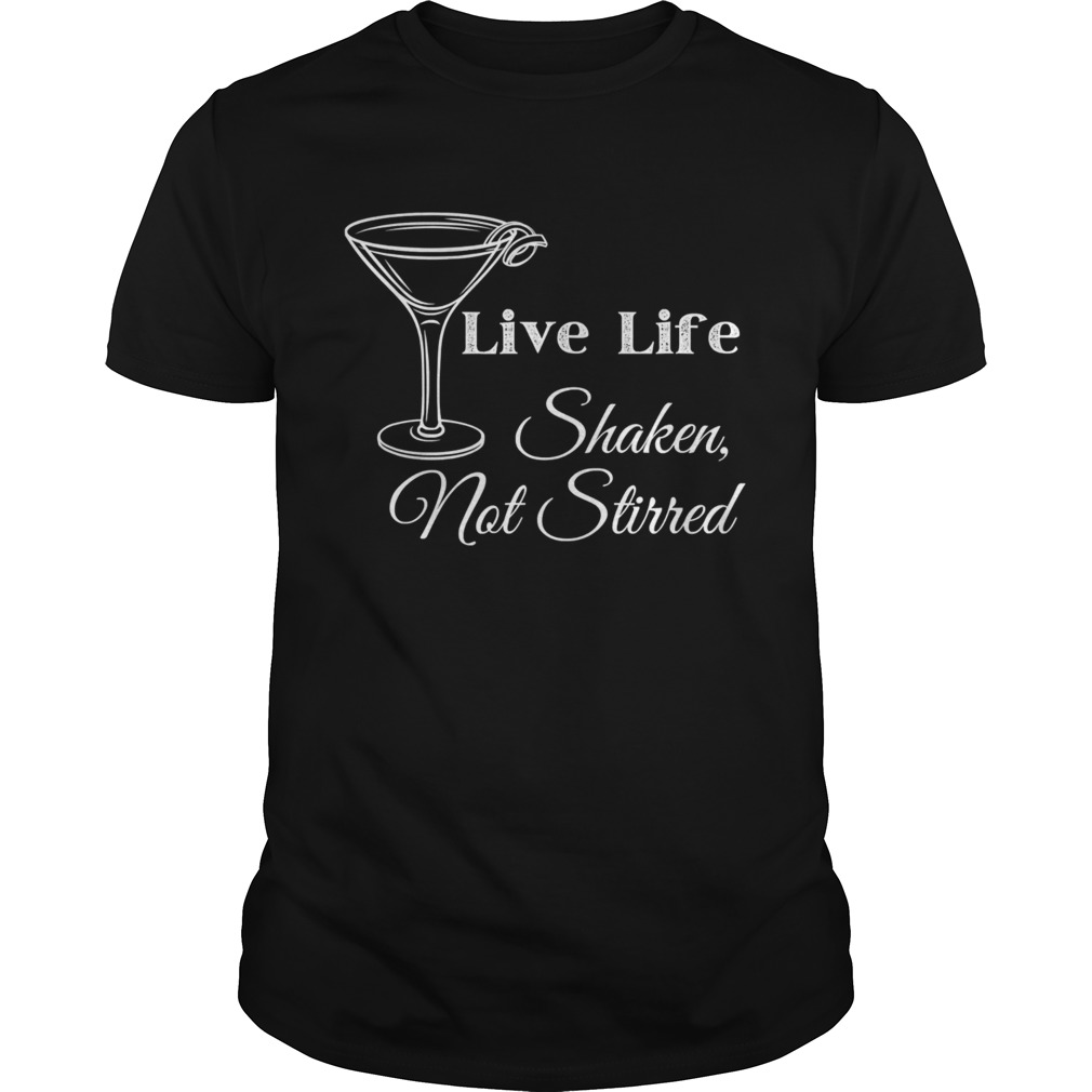 Live Life Shaken Not Stirred Rip Sean Connery shirt