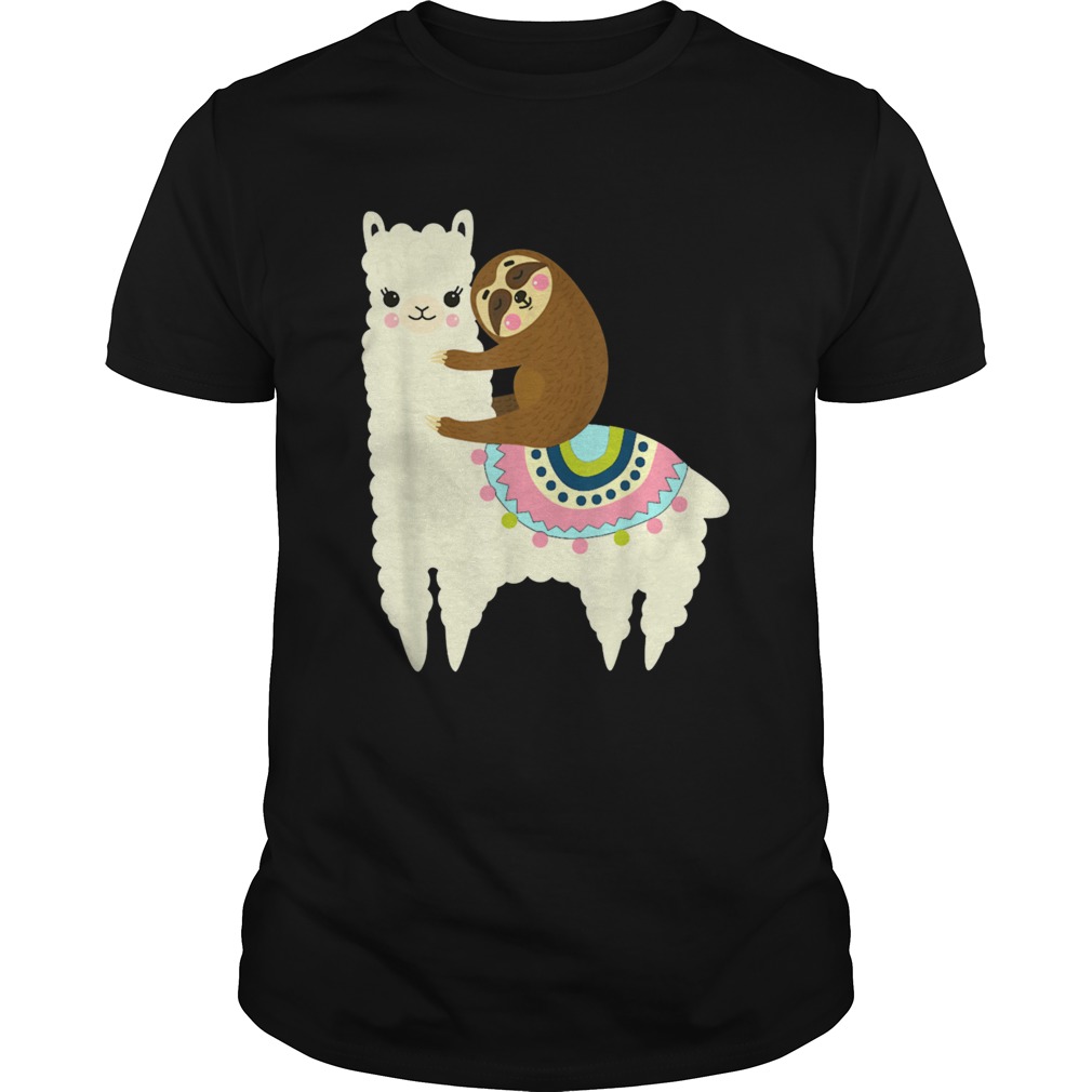 Llama And Sloth Best Friends Forever shirt