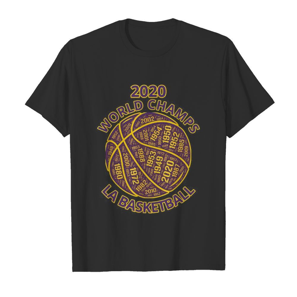 Los Angeles Basketball 2020 World Champs  Classic Men's T-shirt