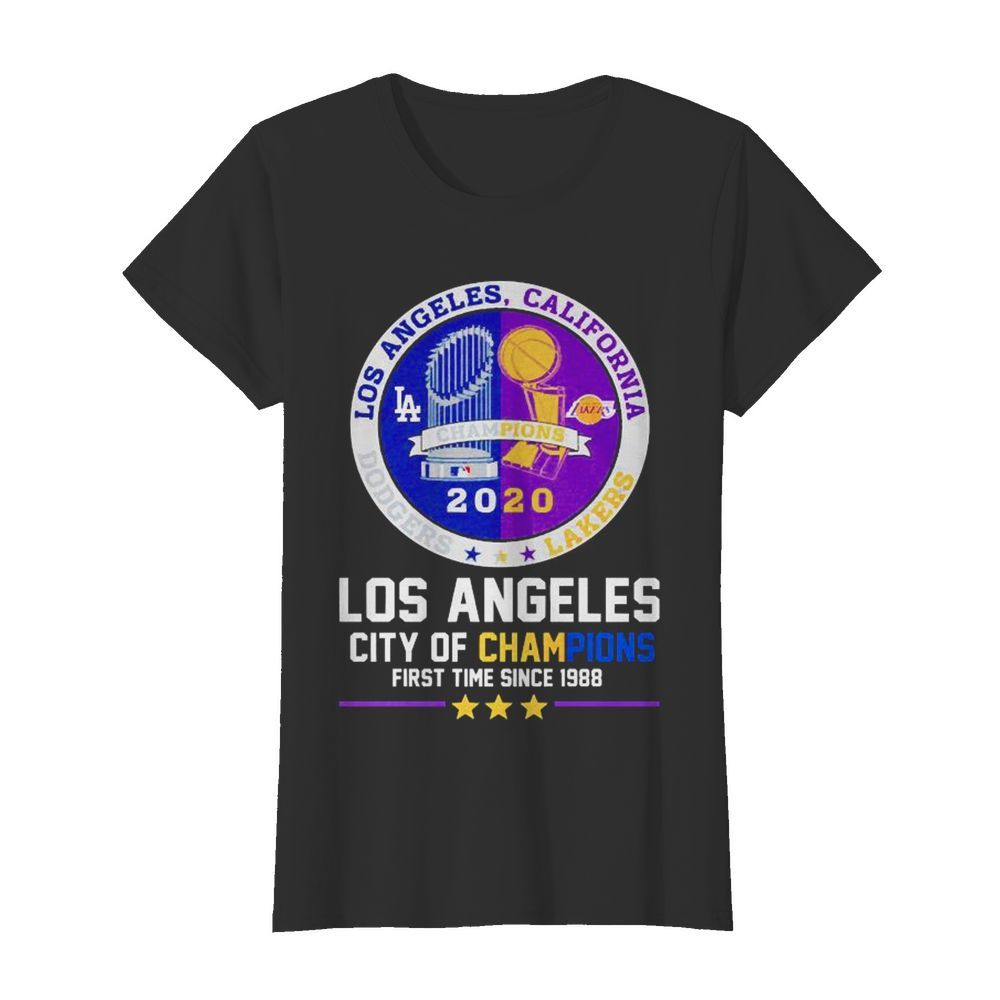 Los Angeles City of Champions first time since 1988  Classic Women's T-shirt