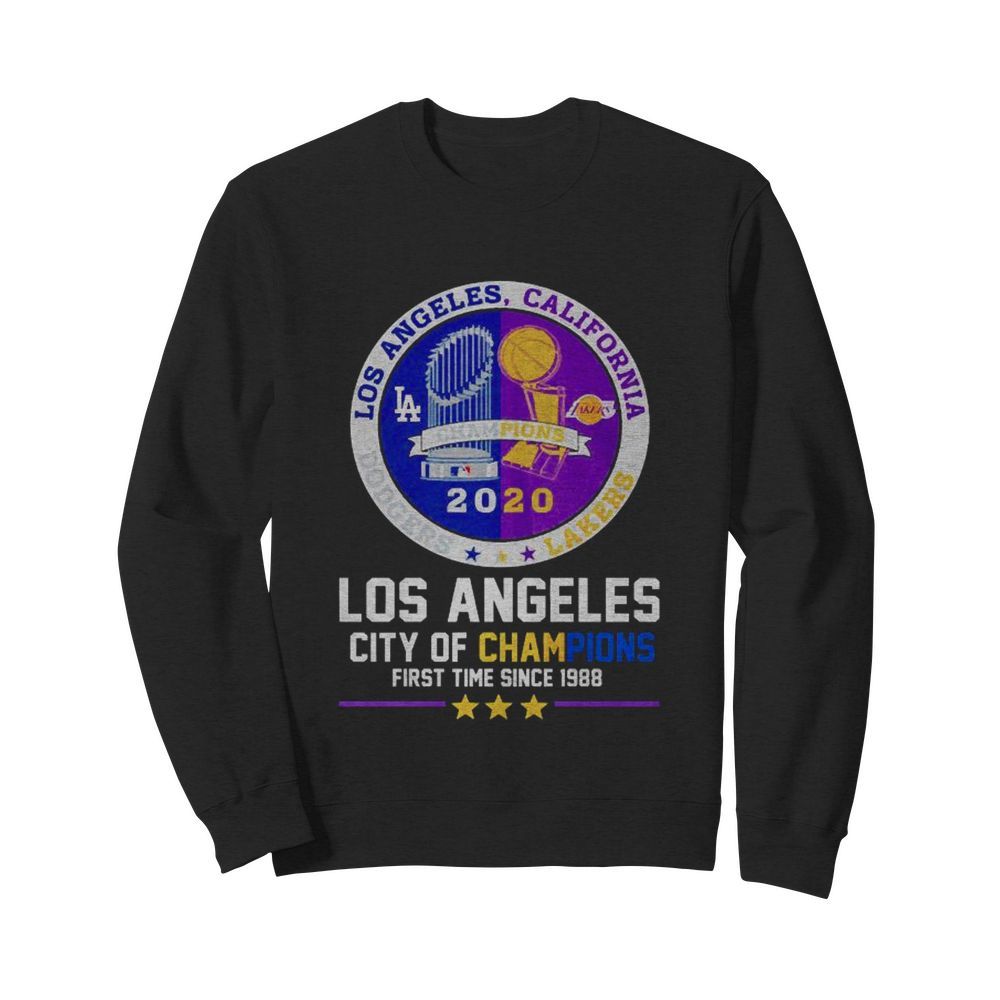 Los Angeles City of Champions first time since 1988  Unisex Sweatshirt