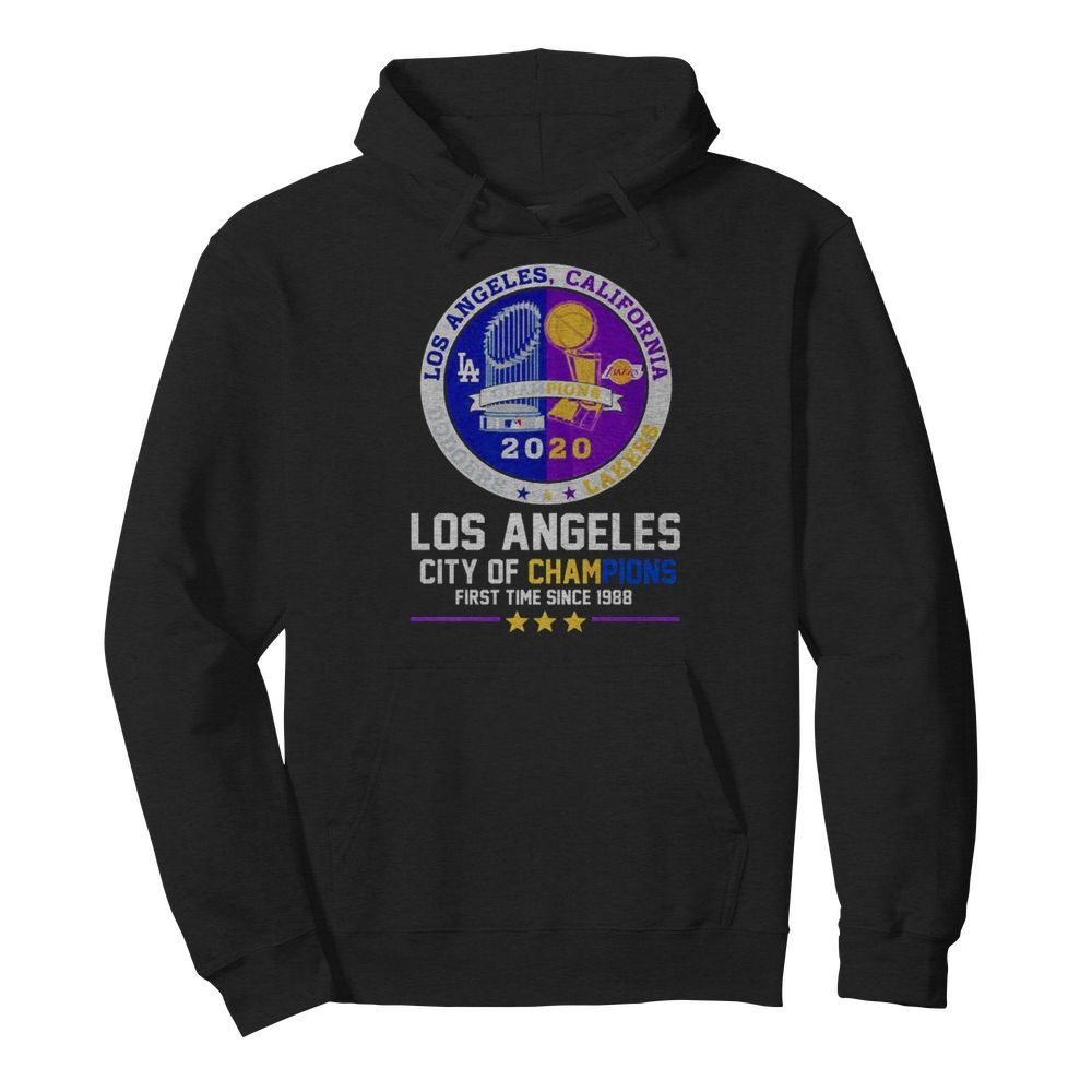 Los Angeles City of Champions first time since 1988  Unisex Hoodie