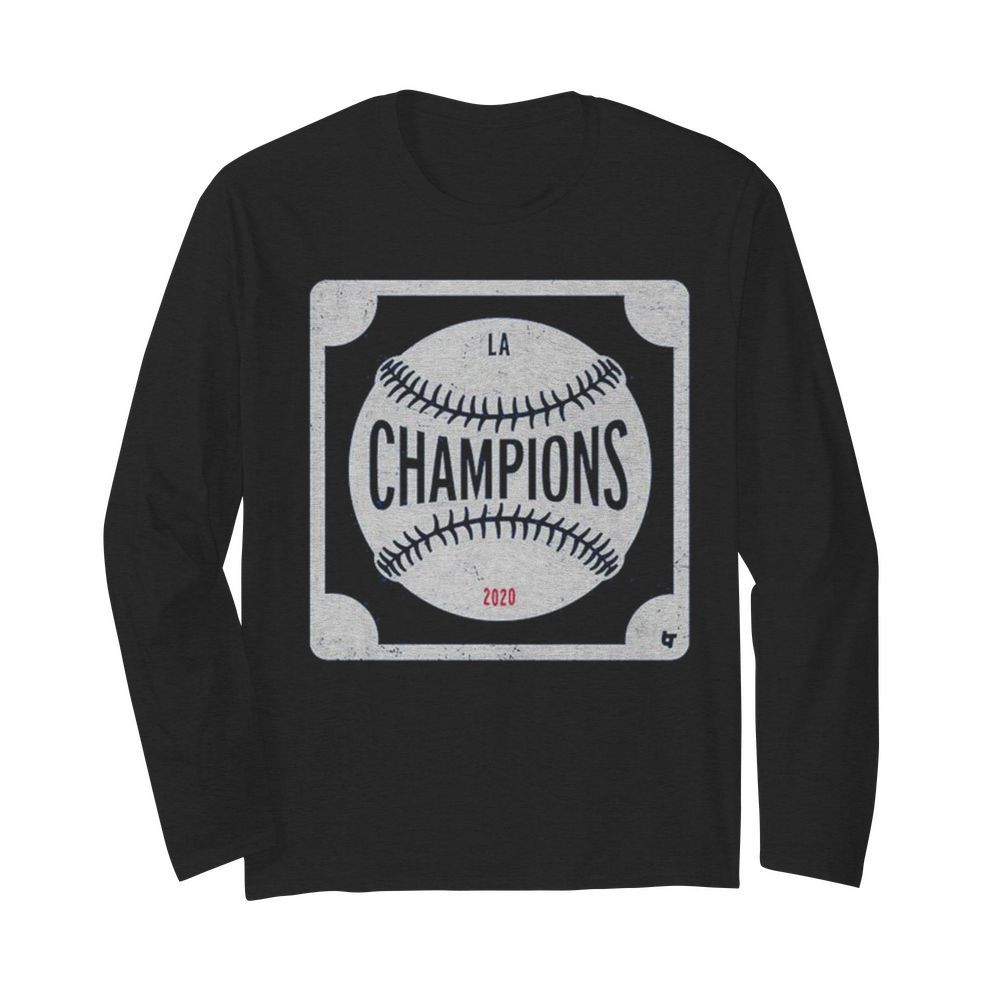 Los Angeles Dodger Champions 2020 Baseball  Long Sleeved T-shirt 