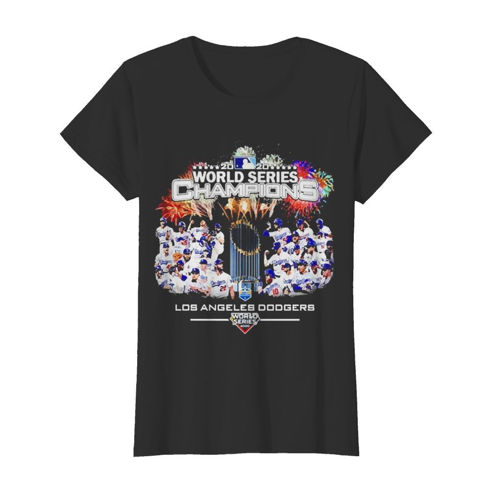 Los Angeles Dodgers 2020 World Series Champions  Classic Women's T-shirt