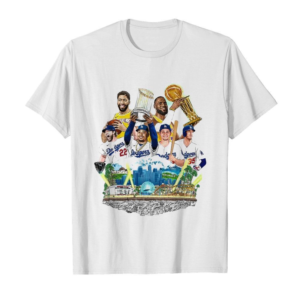 Los Angeles Dodgers And Los Angeles Lakers Champions 2020 Player shirt