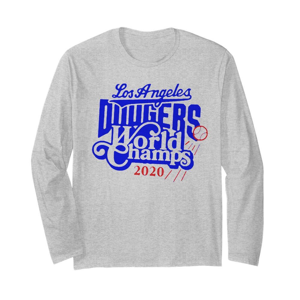 Los Angeles Dodgers World Champs 2020  Long Sleeved T-shirt 