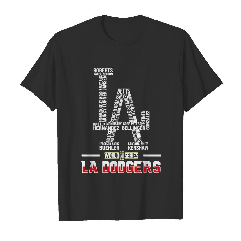 Los Angeles Dodgers World Series 2020 Name Player shirt