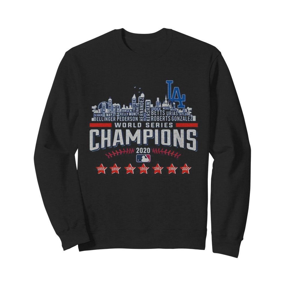 Los Angeles Dodgers World Series Champions 2020 Baseball MLB  Unisex Sweatshirt