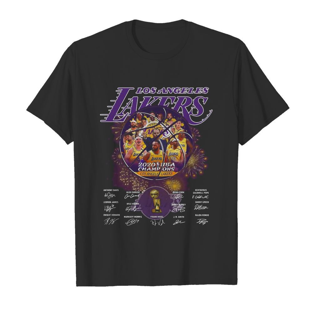 Los Angeles Lakers 2020 NBA Champions Los Angeles Lakers Signature shirt