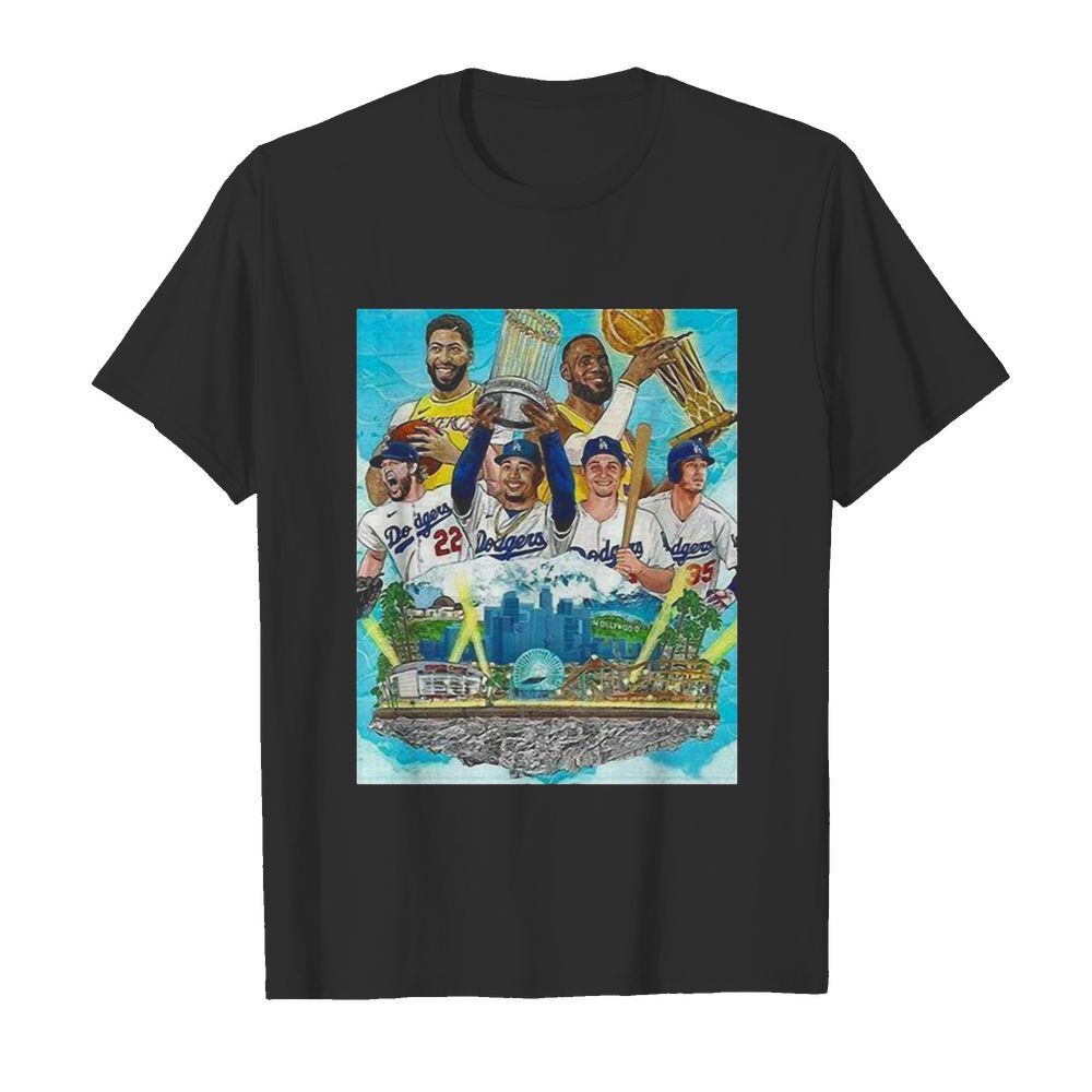 Los Angeles Lakers And Los Angeles Dodgers Champions 2020 Player shirt