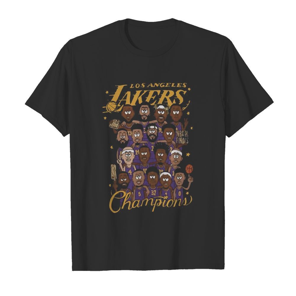 Los Angeles Lakers Team NBA Champions 2020 shirt