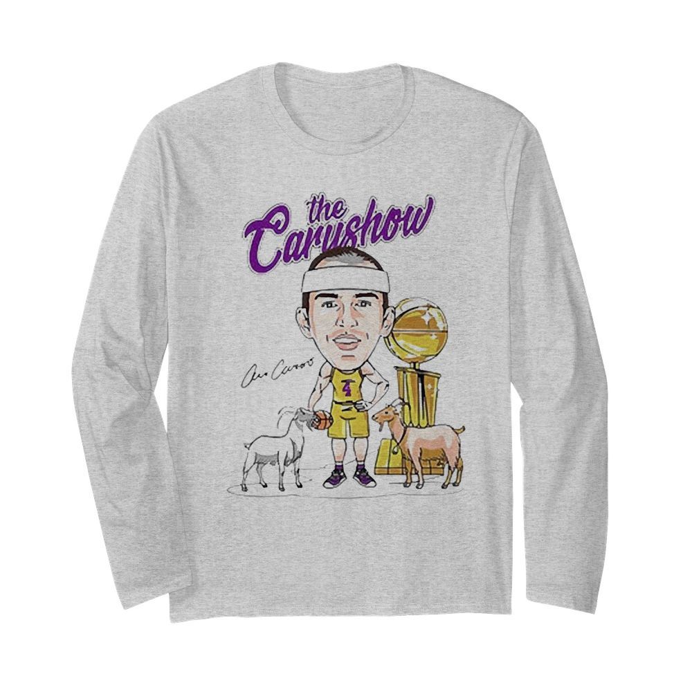 Los Angeles Lakers The Carushow  Long Sleeved T-shirt 