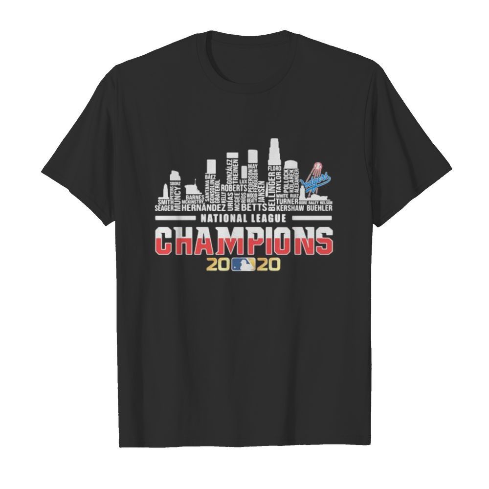 Los angeles dodgers national league champions 2020 shirt