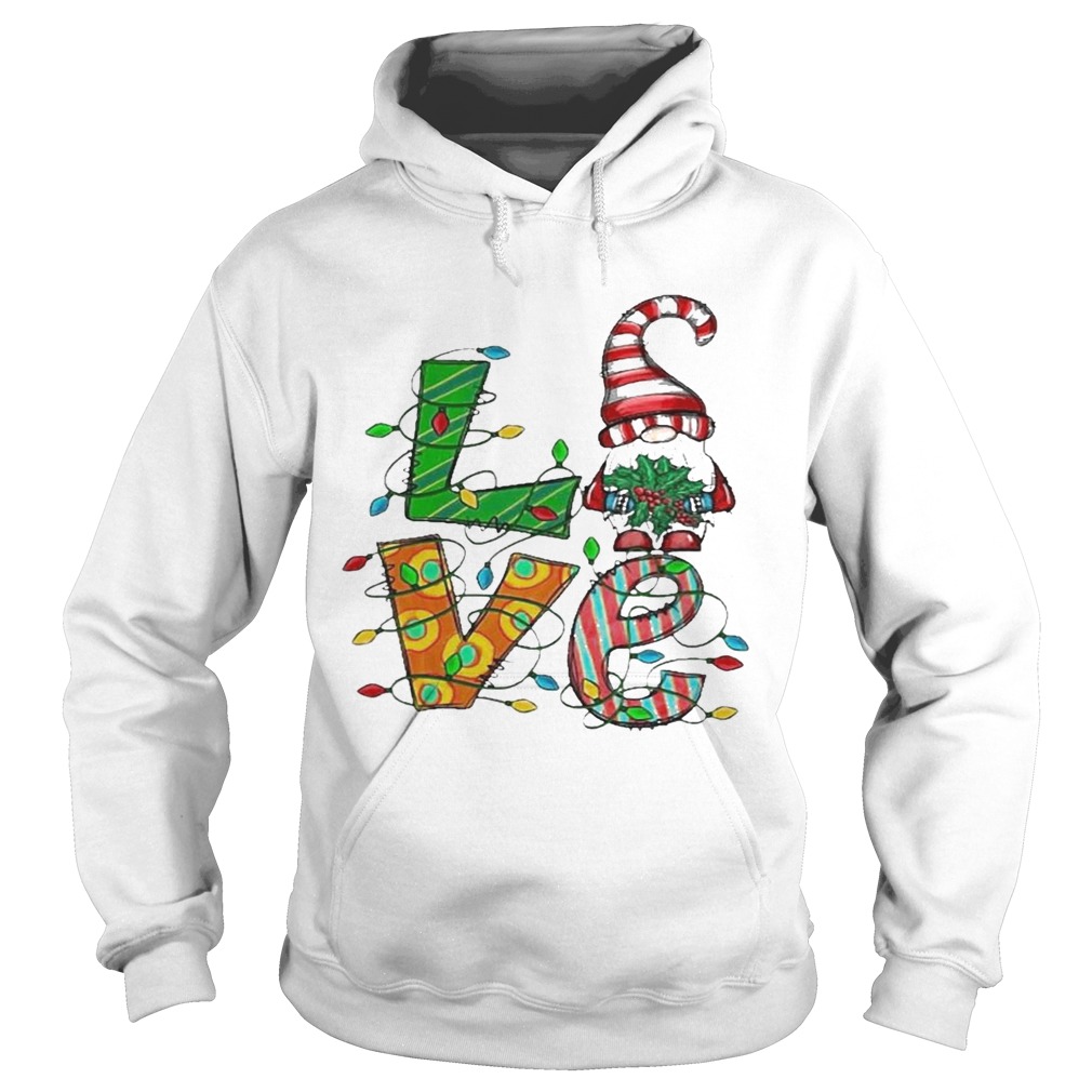 Love Gnomes Merry Light Christmas 2020  Hoodie