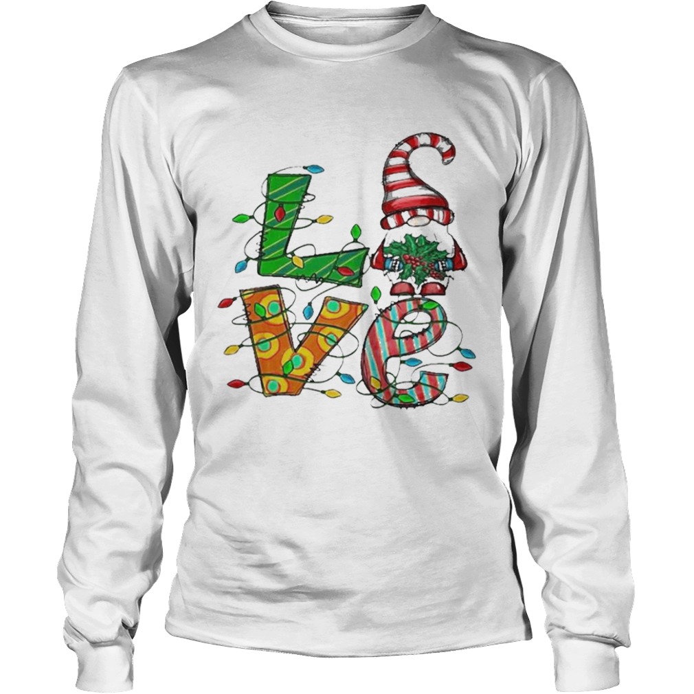 Love Gnomes Merry Light Christmas 2020  Long Sleeve