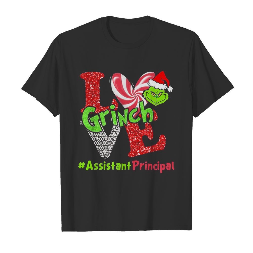 Love Grinch Assistant Principal Christmas  Classic Men's T-shirt