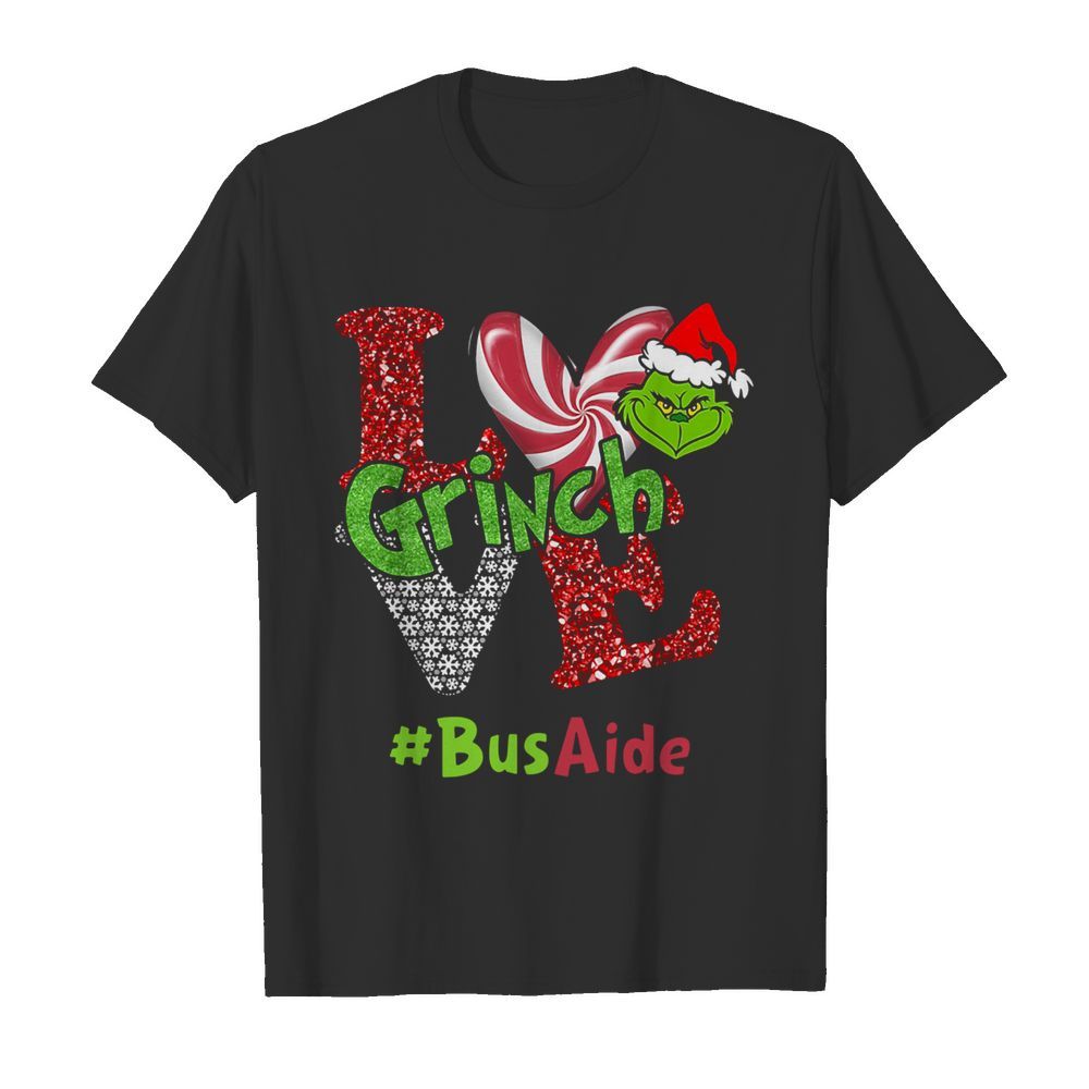 Love Grinch #BusAide Christmas  Classic Men's T-shirt