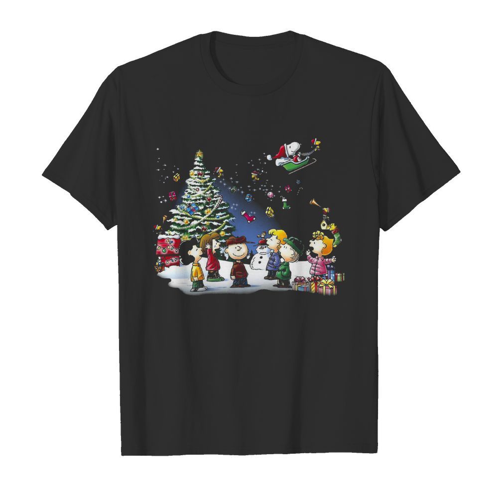 Lovely The Peanuts Light Merry Christmas shirt