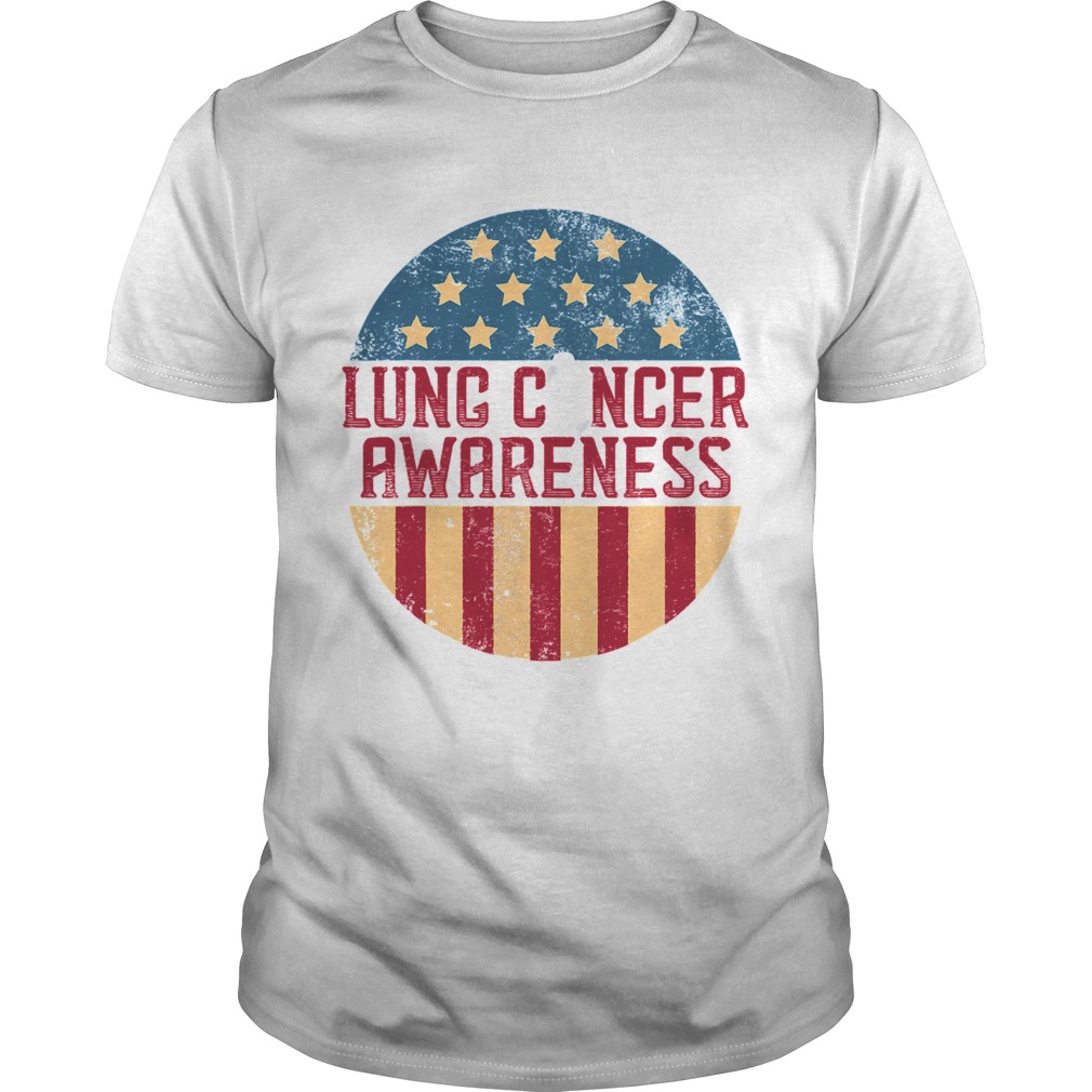 Lung cancer survivor symbol tool carcinoma warrior vintage shirt