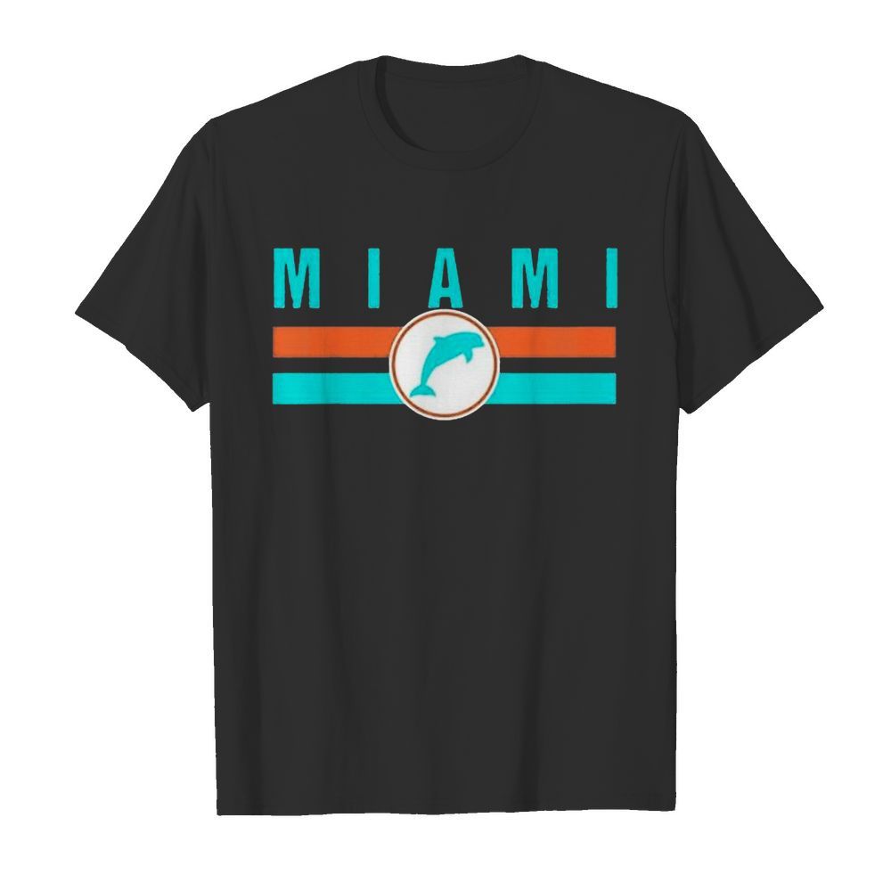 MIA Miami Local Standard MIA Retro Dolphin Miami FL shirt