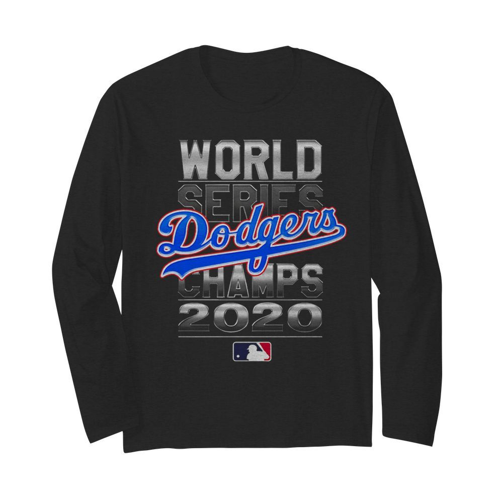 MLB World Series Los Angeles Dodgers Champs 2020  Long Sleeved T-shirt 