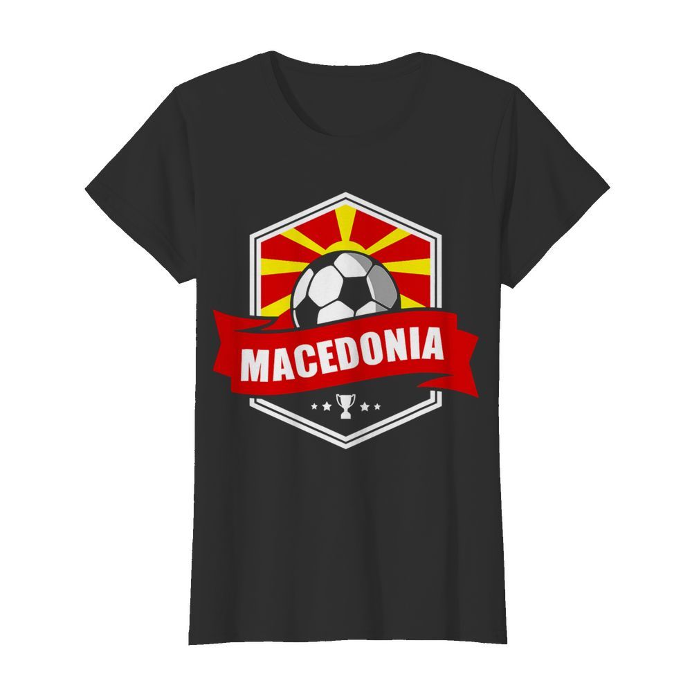 Macedonia soccer jersey kit 2020 2021 ball flag  Classic Women's T-shirt