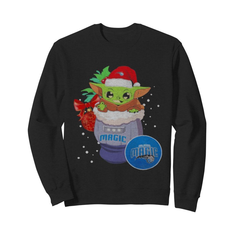 Magic Christmas Baby Yoda Star Wars NBA  Unisex Sweatshirt