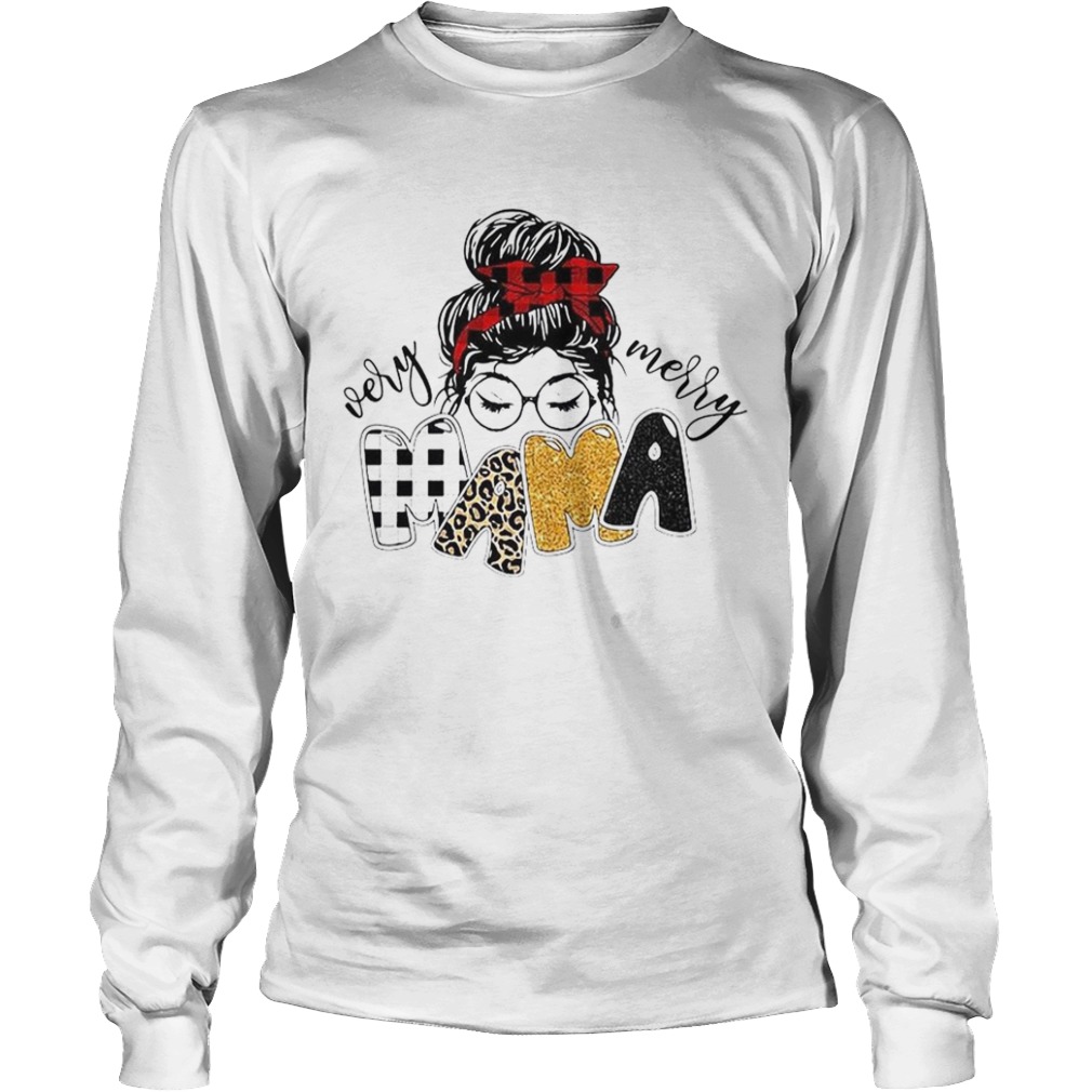 Mama Very Merry Christmas  Long Sleeve