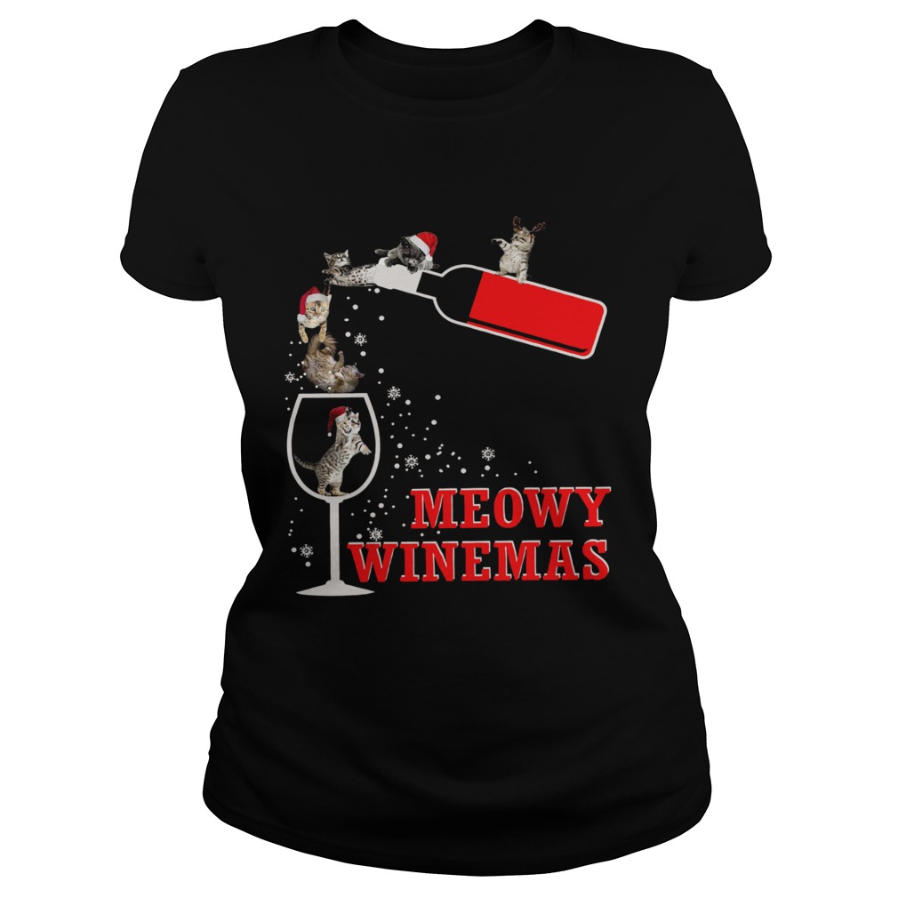 Meowy Winemas Christmas  Classic Ladies