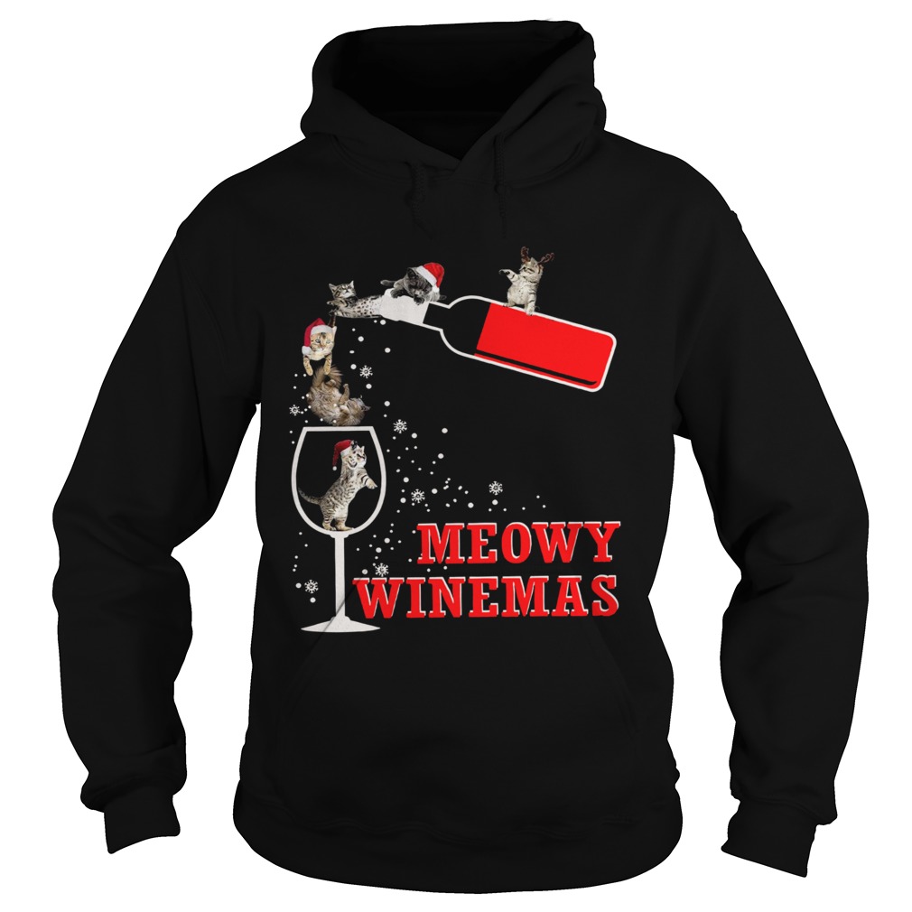 Meowy Winemas Christmas  Hoodie