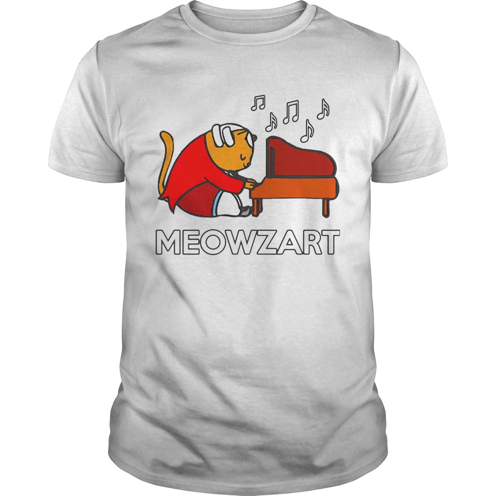 Meowzart Cat Playing Piano shirt