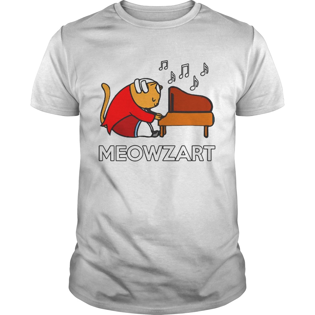 Meowzart Cat Playing Piano shirt