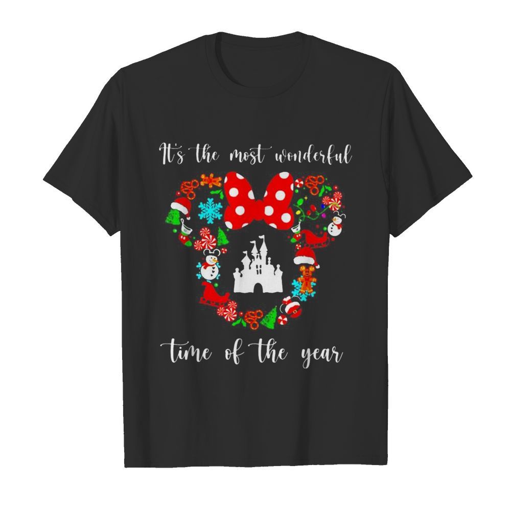 Merry Christmas Disney its the most wonderful time of the year shirt