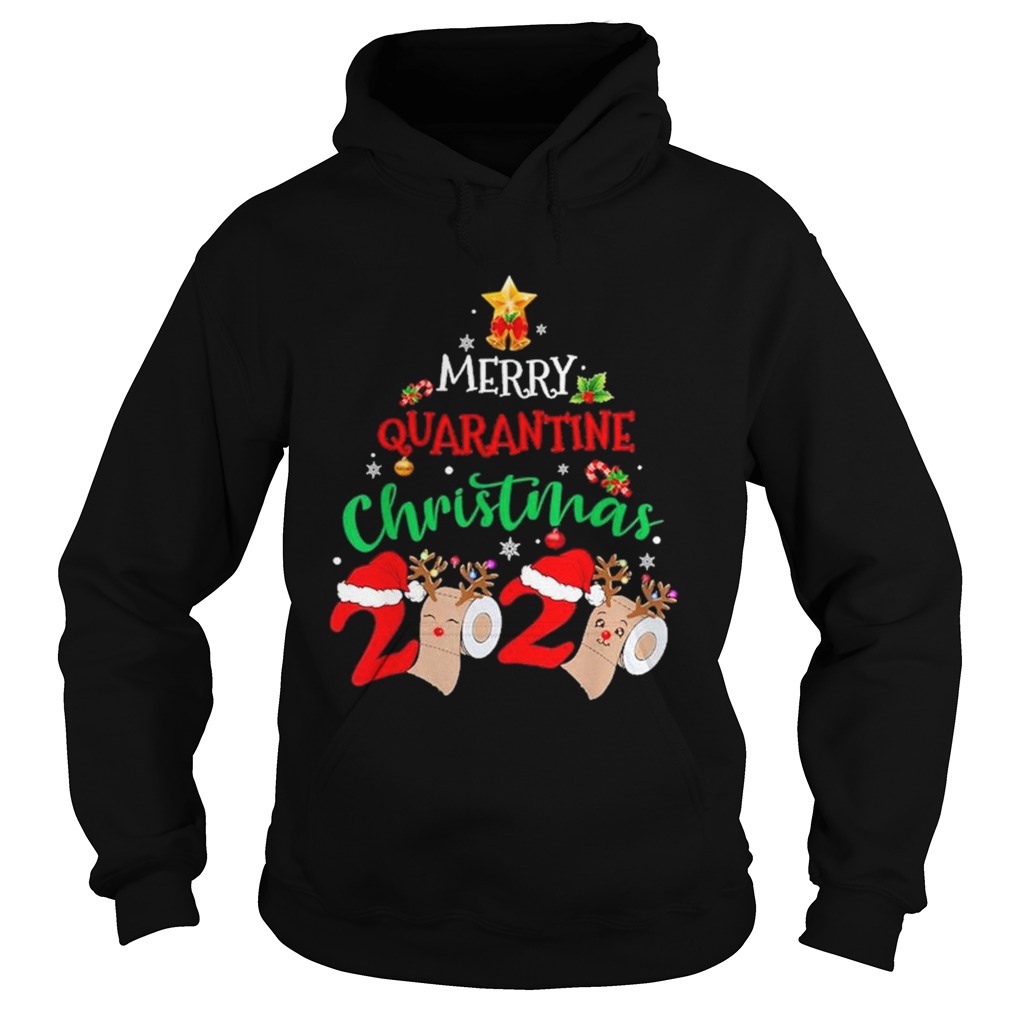 Merry Quarantine Christmas 2020 Pajamas Matching Family Gift  Hoodie