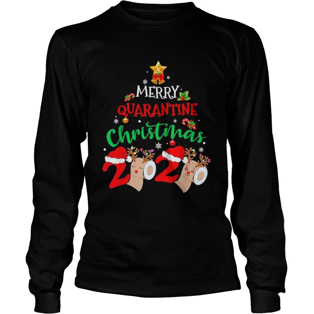 Merry Quarantine Christmas 2020 Pajamas Matching Family Gift  Long Sleeve