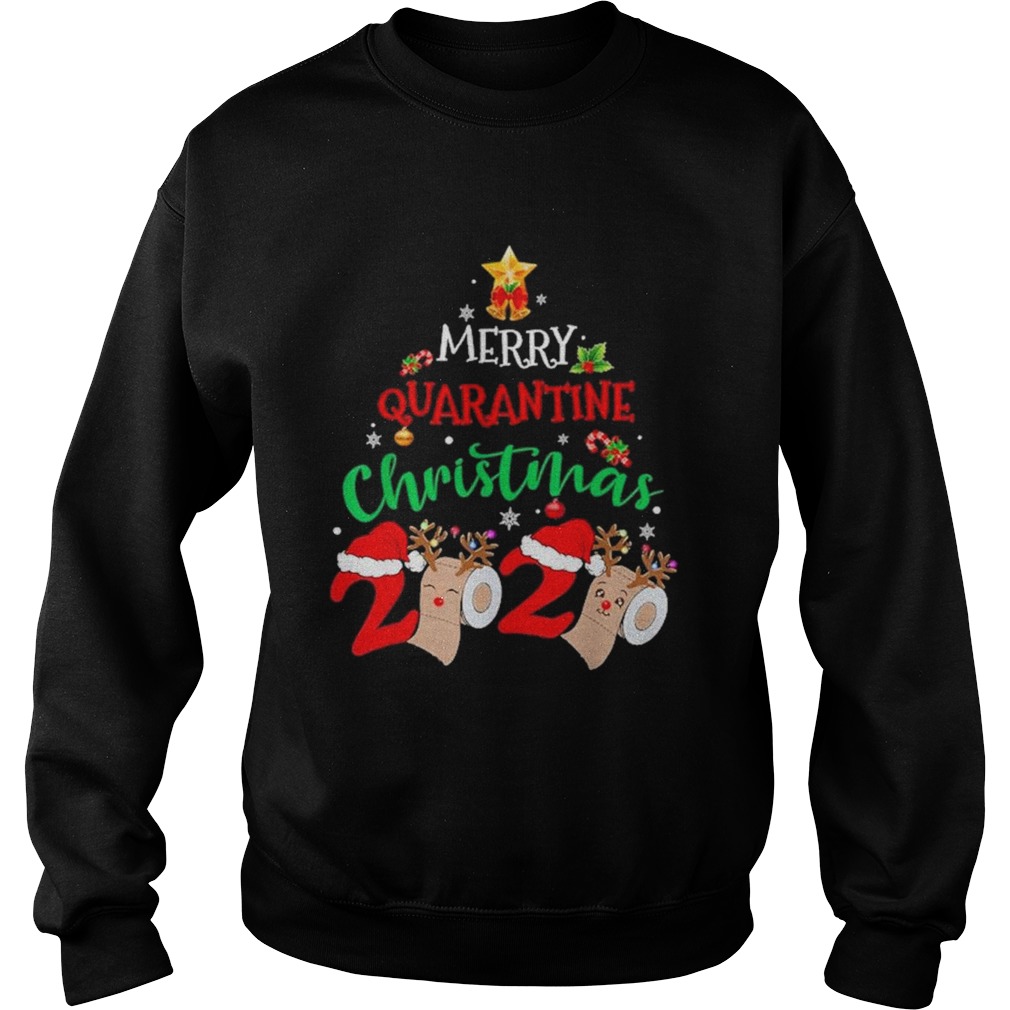 Merry Quarantine Christmas 2020 Pajamas Matching Family Gift  Sweatshirt