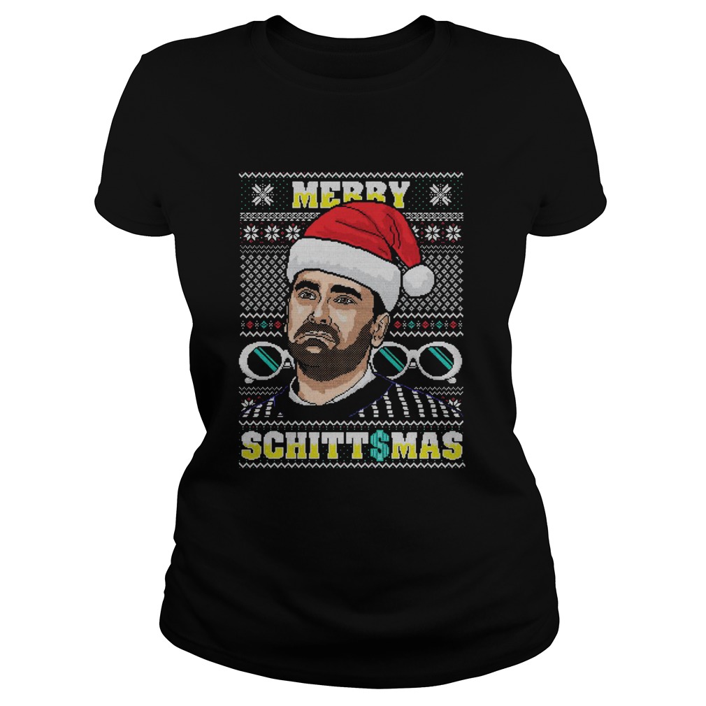 Merry Schittsmas Ugly Christmas  Classic Ladies