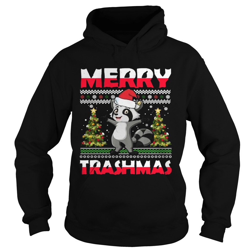 Merry Trashmas Raccoon Christmas  Hoodie