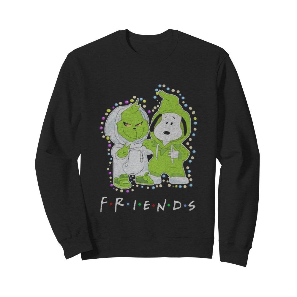 Merry christmas grinch and snoopy friends  Unisex Sweatshirt