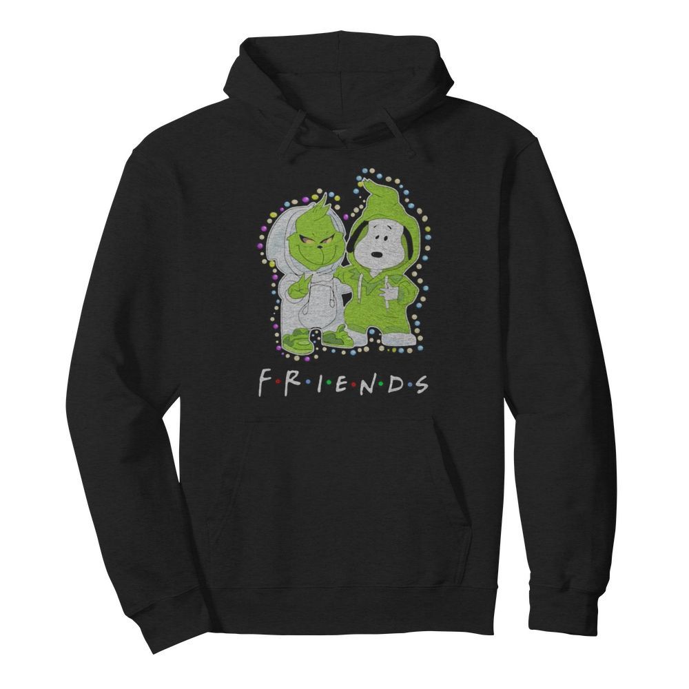 Merry christmas grinch and snoopy friends  Unisex Hoodie