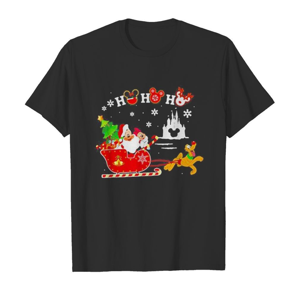 Merry christmas mickey mouse ho ho ho shirt