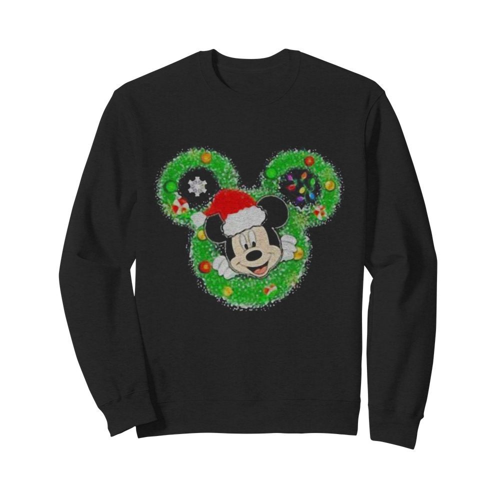 Merry christmas mickey mouse santa  Unisex Sweatshirt