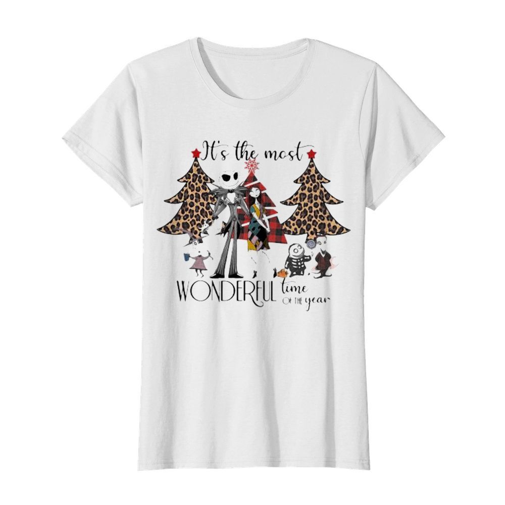 Merry christmas nightmare it’s the most wonderful time of the year leopard  Classic Women's T-shirt