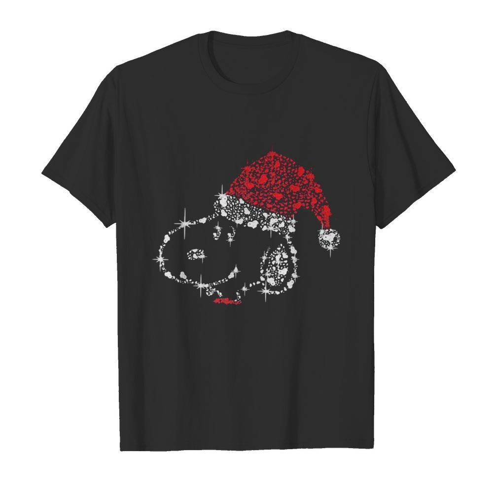 Merry christmas snoopy santa diamond shirt